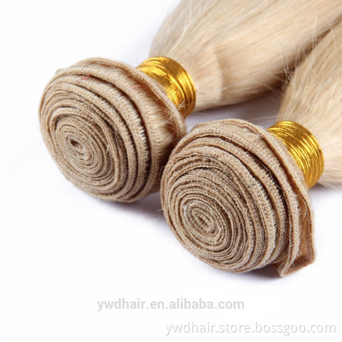 Honey Blonde Peruvian Virgin Hair Straight 7a 613 Platinum Hair Blond Remy Hair